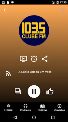 Clube FM Botucatu android App screenshot 3